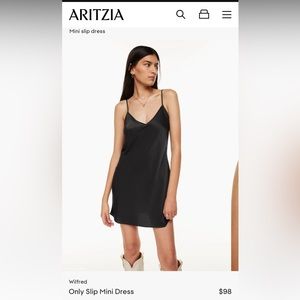 Aritzia Wilfred mini slip dress - size small